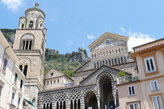 Amalfi Coast Day Trip from Naples: Positano, Amalfi and Ravello - Positano in one hour: terraces, stairways, and Moda Positano