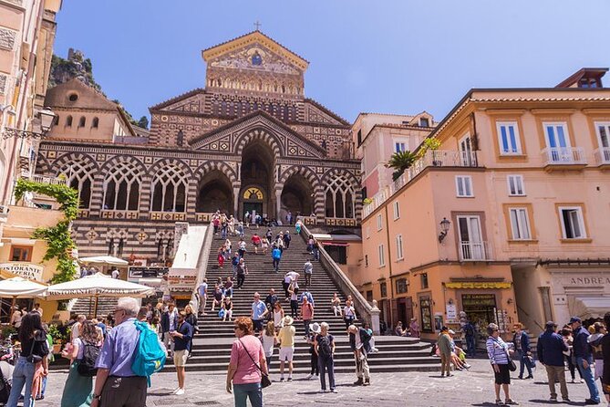 Amalfi, Positano and Ravello: Boat Tour from Naples - Queen Giovanna’s Baths and Punta Campanella by sea