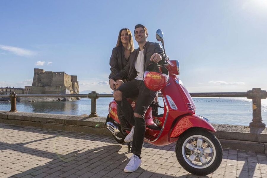 Amazing audioguided Vespa Tour of Naples - with driver - Riding a Classic Vespa as a Passenger, Not a Driver