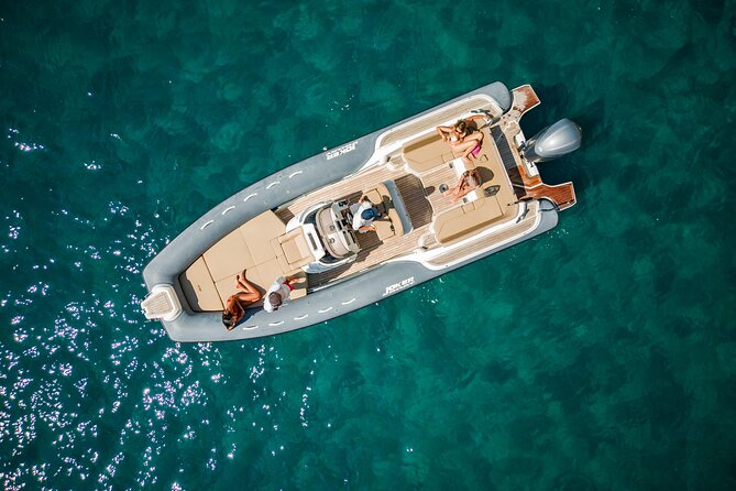 Aperitif on a boat at sunset in the Gulf of Naples - Posillipo palaces, Villa Rocca Matilde area, and the art of sea-level sightseeing