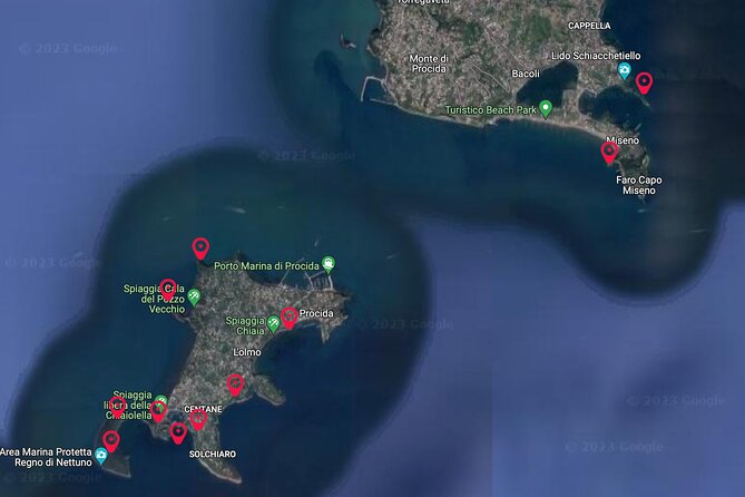 Boat Tour to Procida and Ischia, discover Private Secret Beaches - Chiaiolella lunch hour: boat cold dishes or restaurant guidance in Corricella