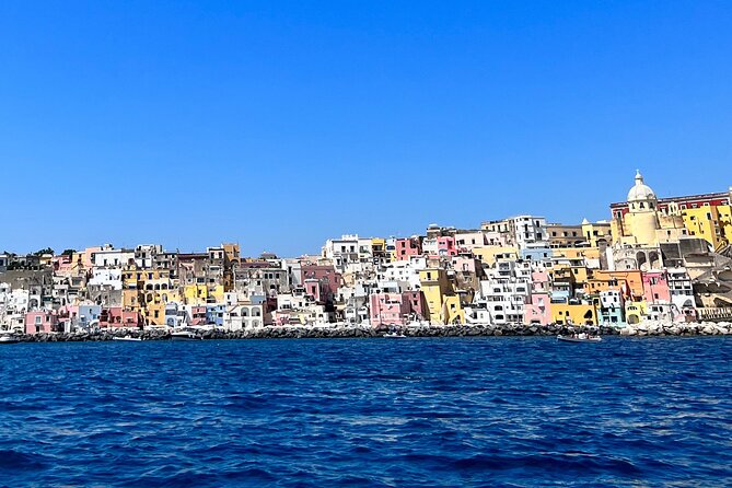 Boat Tour to Procida and Ischia, discover Private Secret Beaches - Procida’s Punta di Pioppeto: color-washed ports and rock-sun coves