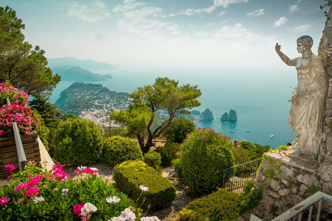 Capri, Anacapri and a Special Boat Experience Around The Island - Getting to Anacapri by Minibus, Plus the Monte Solaro Chairlift Views