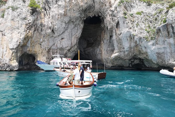 Capri Boat Tour from Naples – Small Group, Swim & Relax - Marina Piccola swim stop: 30 minutes of real sea time