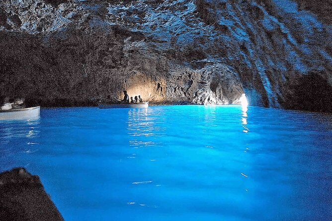 Capri by Boat: Private Tour of the Blue Grotto and Faraglioni - White Grotto Stop: What You See, and the 4-Hour Swim Catch
