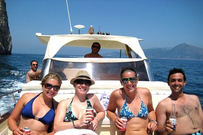 Capri Deluxe: First to Blue Grotto/Boat Ride Options from Naples - The 2-hour wooden boat around the island: sea views with built-in variety
