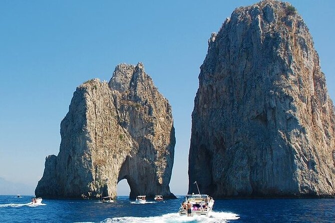 Capri Island in Private Luxury 40 feet Speedboat from Naples - Capri lunch: waterfront time with smart options