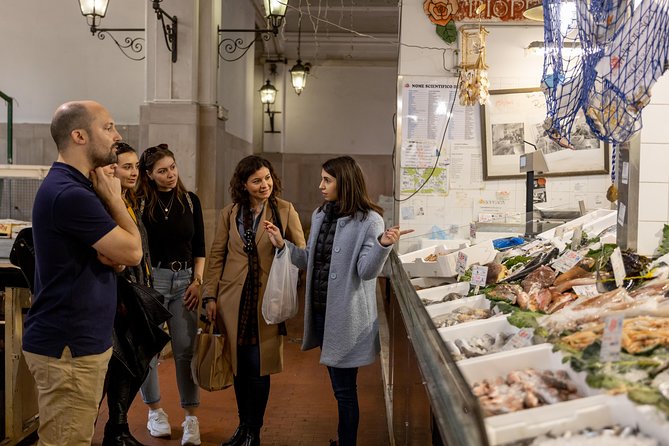 Cesarine: Small Group Market Tour & Cooking Class in Naples - Naples market time: what to pay attention to while you shop