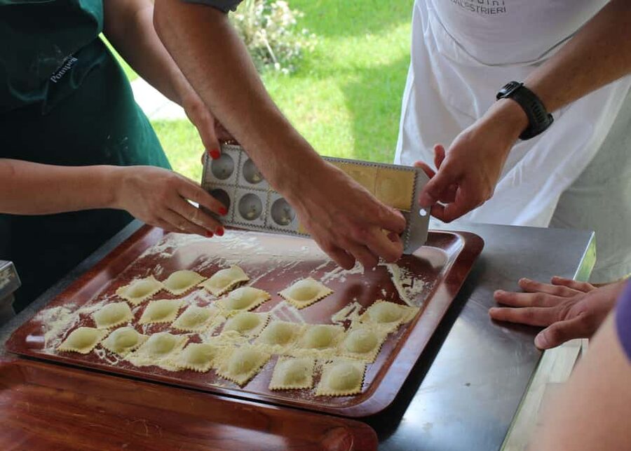 Cooking Class w/Italian Mamma from Pompei! - What You Actually Make: Fresh Dough and Ravioli-Style Filling