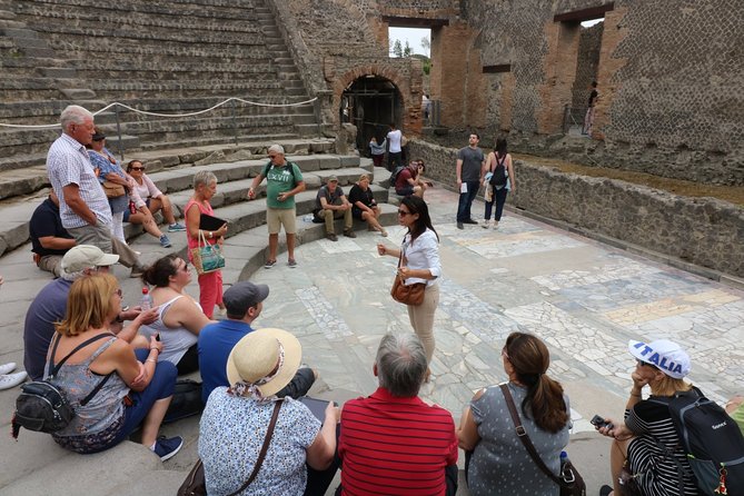 Explore Naples & Pompeii in One Day – Guided Half-Day Tour - The ride to Pompeii, the lunch pause, and why headsets help