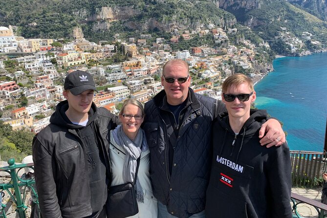 From Ashes to Azure: Private Pompeii & Amalfi Coast with Pick Up - Positano for about 2 hours: streets, Spiaggia Grande, and what you can realistically do