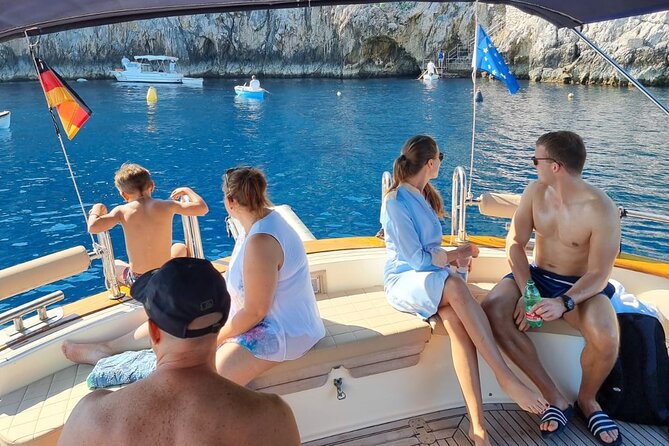 From Castellammare di Stabia: Capri Blue Grotto Boat Day Tour - Getting Underway From Castellammare and Cruising the Sorrento Coast