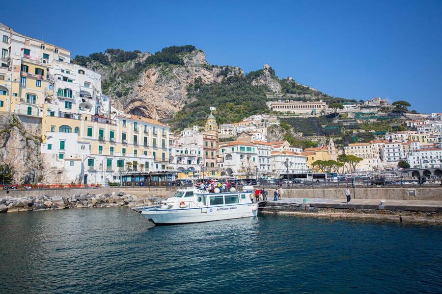 FROM NAPLES: Amalfi Coast Boat, stops in Amalfi and Positano - Amalfi stop: photo stop first, then real town time (3.5 hours)