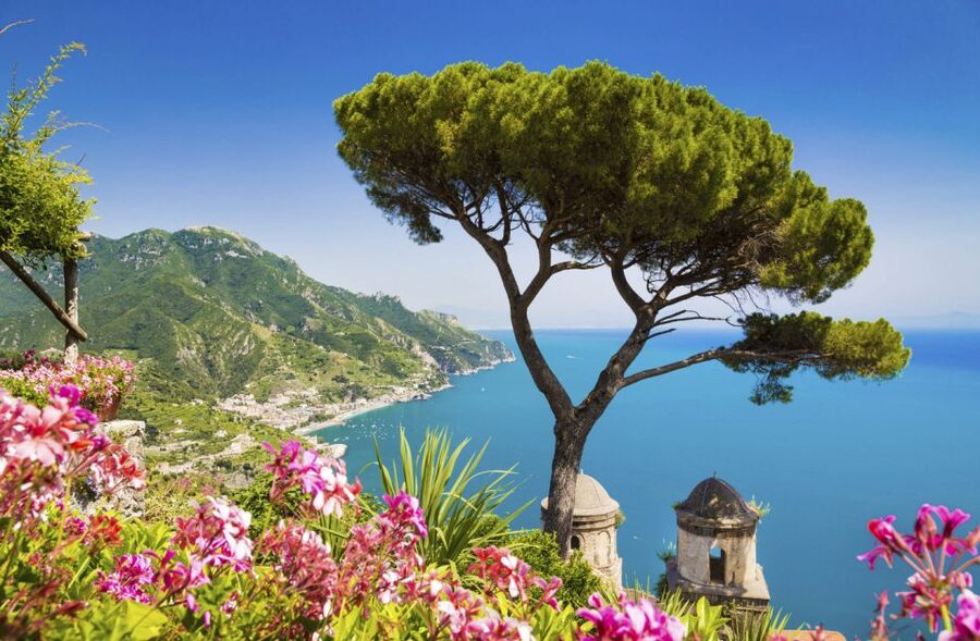 From Naples: Amalfi Coast by Car & Boat plus Emerald Grotto - Ravello in the morning: villas, views, and actual wandering time