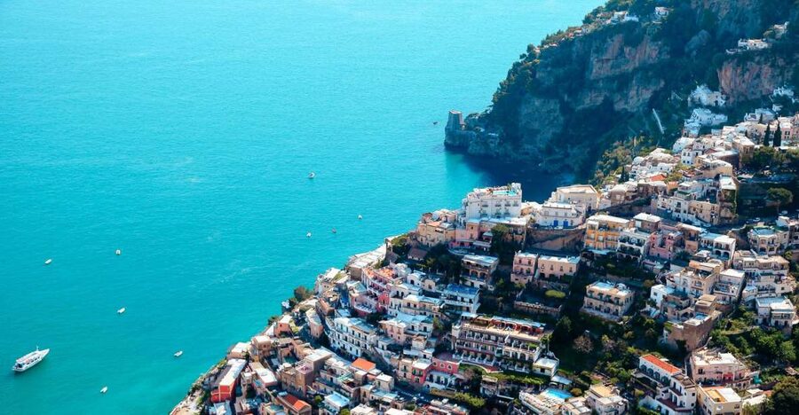From Naples: Amalfi Coast Day Trip with Driver - Positano: pastel houses, the Saint Maria Assunta dome, and viewpoint time