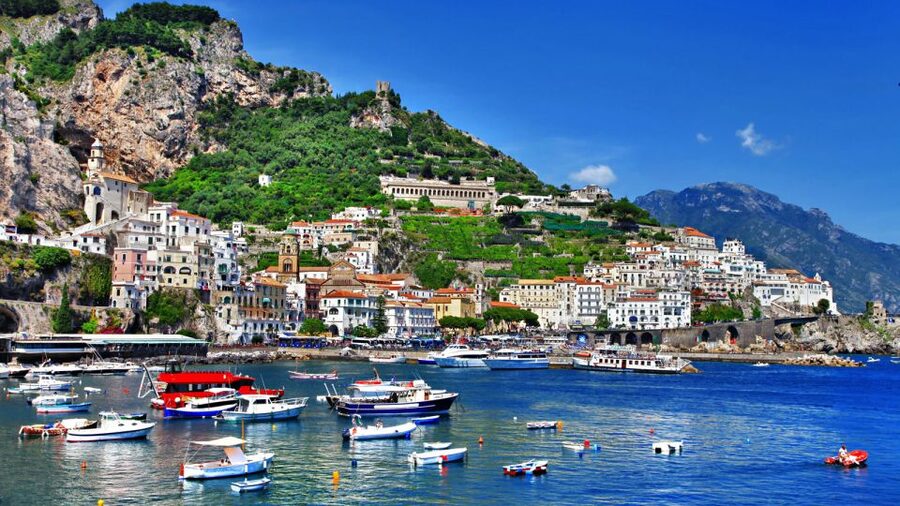 From Naples: Amalfi Coast Highlights Tour by Car and Boat - The boat tour route: Atrani to the fjord of Furore