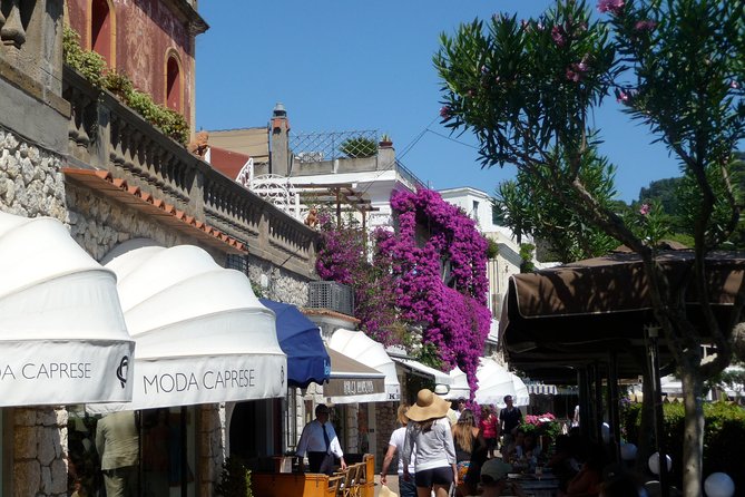 From Naples: Capri and Anacapri Small Group Tour + Ferry - Capri town and La Piazzetta: short guided context, then you steer your own day