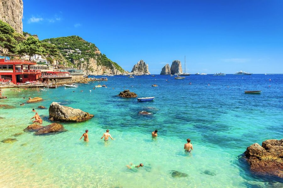 From Naples: Capri Guided Tour with Ferry Tickets & Minibus - Optional add-ons: boat trip and chairlift