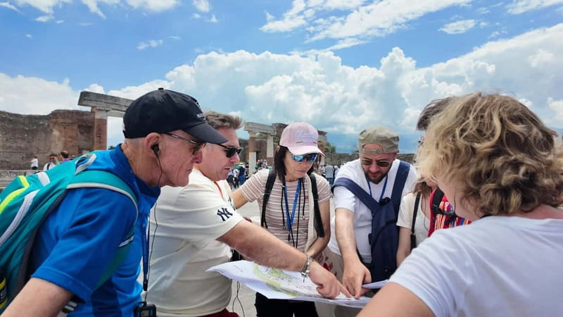 From Naples: Guided tour of Pompeii skip-the-line and round-trip train - Price and value: why $49 can make sense here