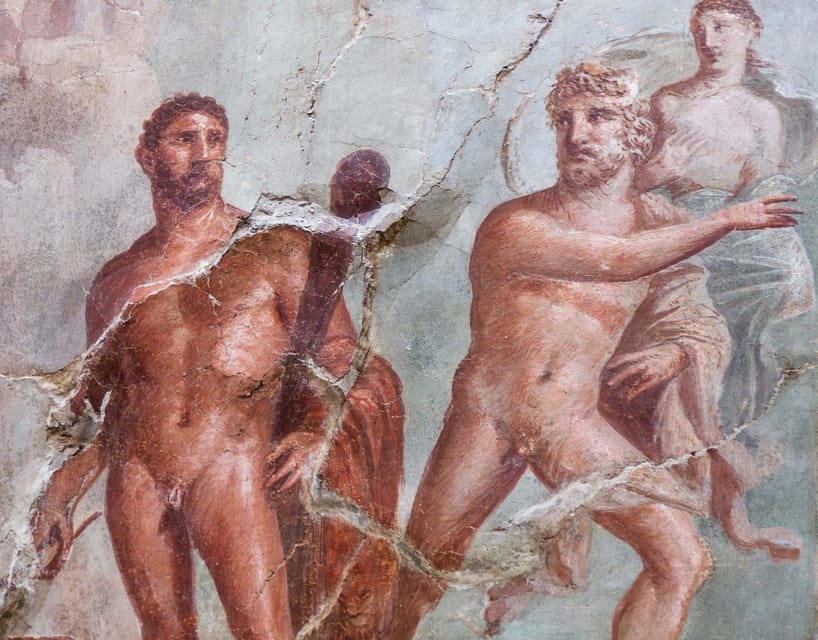 From Naples: Herculaneum and Pompeii Day Trip with Tickets - Pompeii entrance with skip-the-line tickets and an audio guide