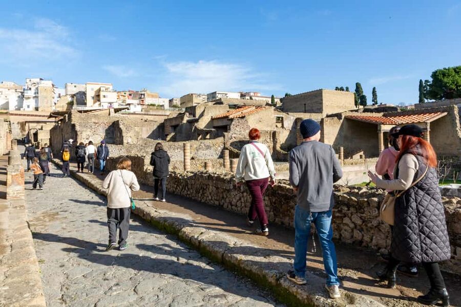 From Naples: Herculaneum Skip-the-Line Guided Tour - Naples to Ercolano: pickup options and the 30-minute ride rhythm