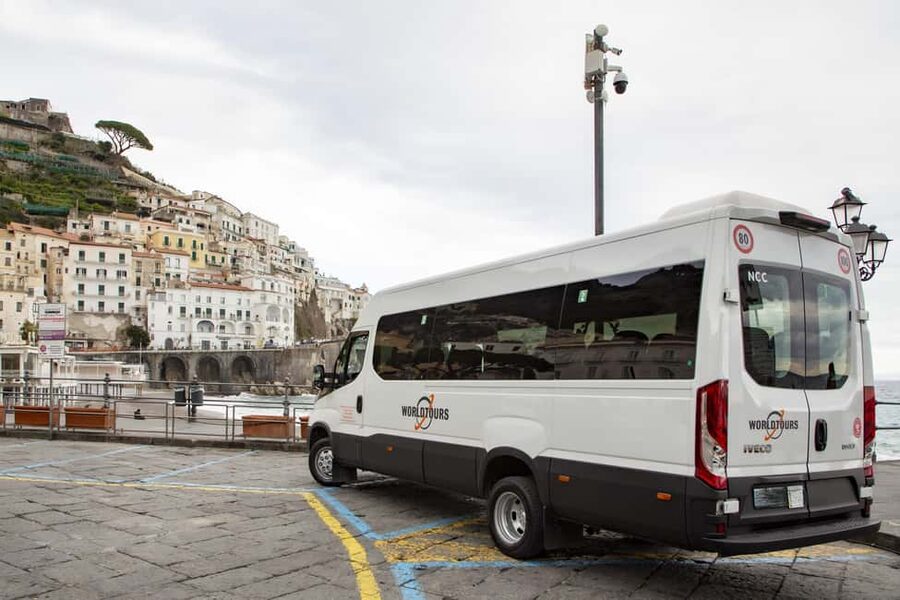 From Naples: Pompeii & Amalfi Coast Full-Day Trip with Lunch - Entering Pompeii with skip-the-line tickets and a guided 2-hour walk