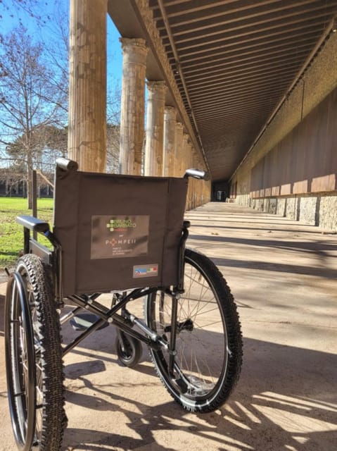 From Naples: Pompeii Wheelchair-accessible with a Guide - Naples to Pompeii with the right kind of transportation