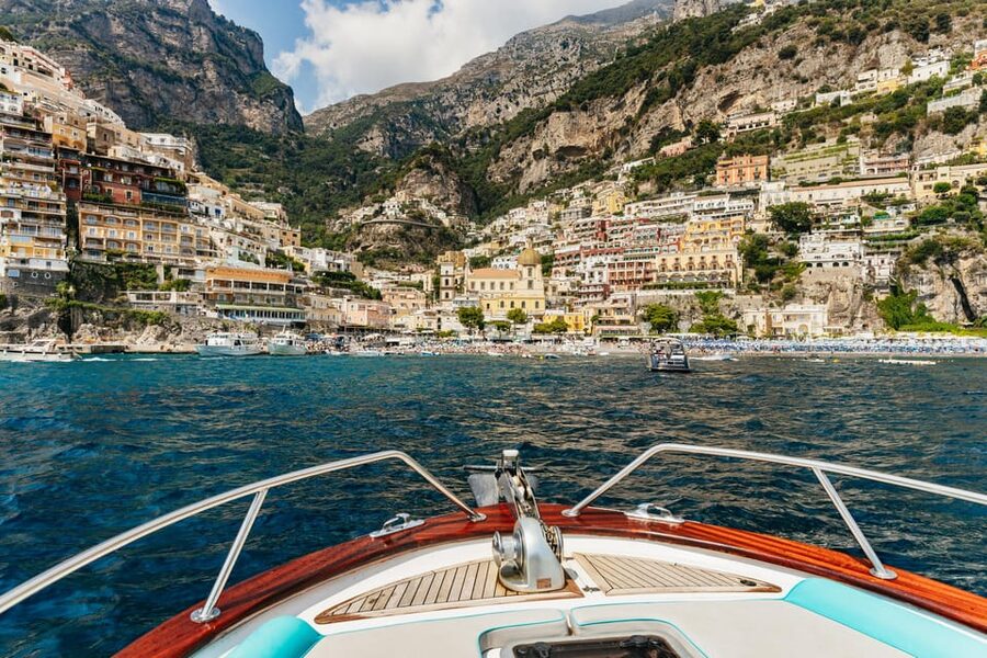 From Naples: Positano and Amalfi Boat Tour with Drinks - Swimming and snorkeling stops: short bursts in best-in-class water