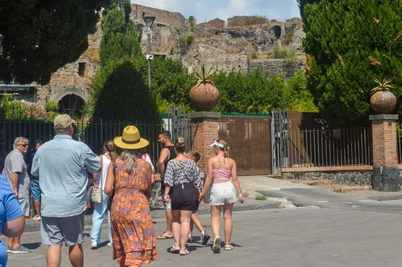 From Naples/Salerno: Pompeii, Sorrento and Amalfi Coast Tour - Getting on board: minibus comfort plus real-time context