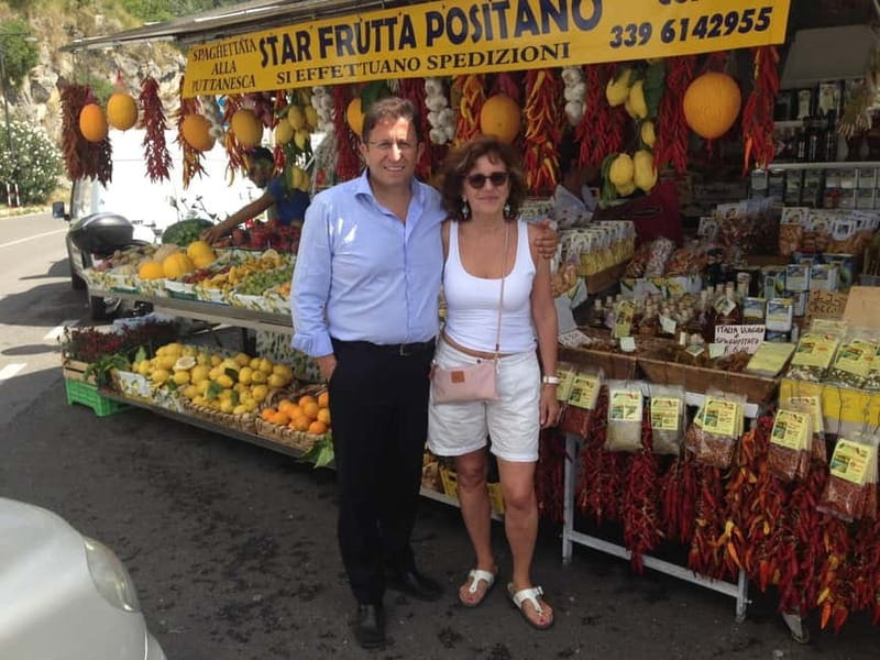 From Naples-Tour with small groups to the Amalfi Coast - The van, the driver, and that small-group advantage