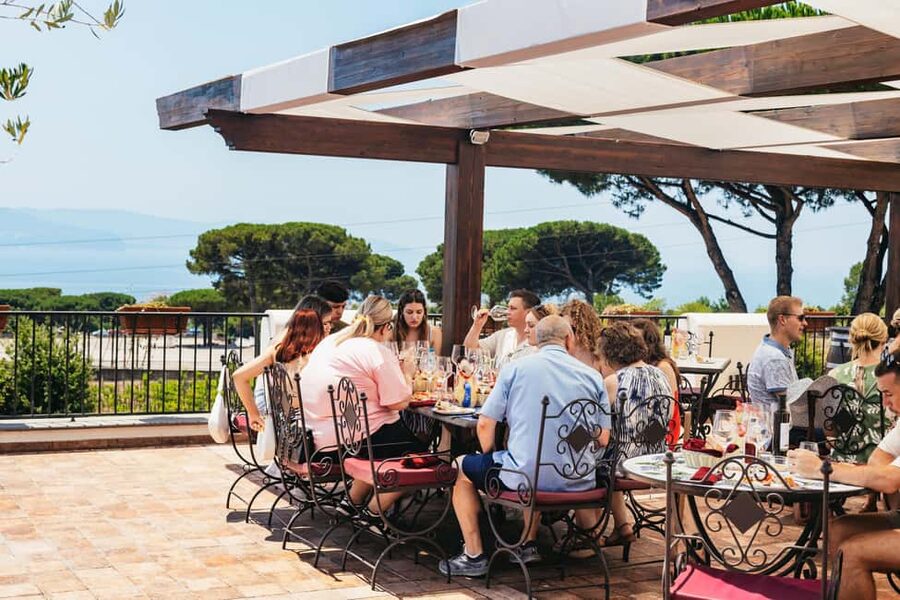From Naples: Wine Tasting Tour on Vesuvius Slopes with Lunch - Leaving Naples: pickup points, ride comfort, and what to listen for