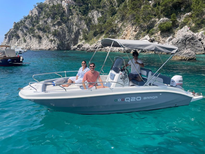 From Sorrento: Private Capri tour & Blue Grotto - Punta Carena lighthouse area photo stop, then the Blue Grotto visit