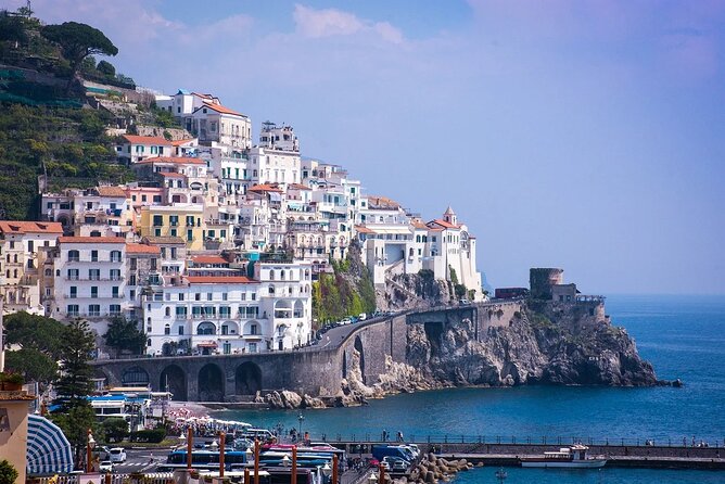 Full-Day Boat Tour in Sorrento and Amalfi Coast from Naples - Amalfi town time: maritime sights in about two hours