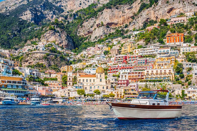 Full day Small Group Boat Tour of the Amalfi Coast from Naples - Positano on foot: narrow lanes, colors, and Moda Mare vibes