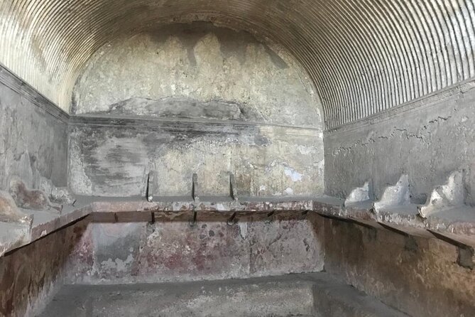 Herculaneum - Small Group Tour - The seafront tragedy zone: skeletons and a preserved wooden boat