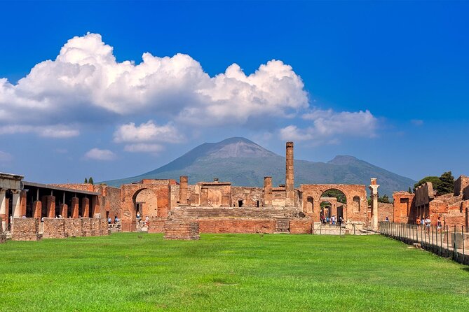 Herculaneum, Vesuvius and Pompeii Full Day Tour from Naples - Riding up Vesuvius: crater time, steep walking, and real bay views