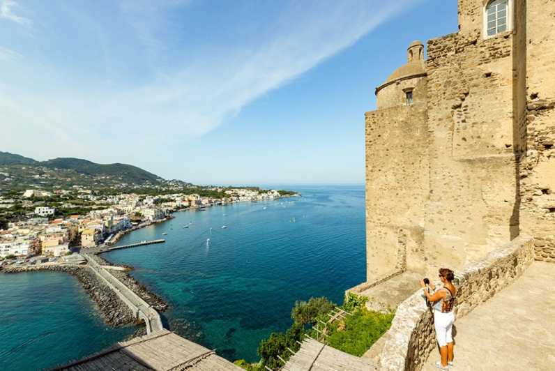 Ischia: Hydrofoil+Transfer+Aragonese Castle Entry Ticket - The port transfer to SantAngelo: get there, then slow down