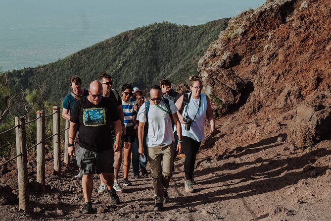 Mount Vesuvius Tour from Pompeii Led by an Expert Guide - Views at the summit: Bay of Naples photos, with a weather reality check