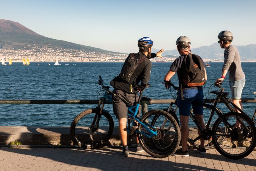 Naples: City Highlights Guided Bike Tour - Piazza del Plebiscito and the Royal Palace Backdrop You Cannot Miss