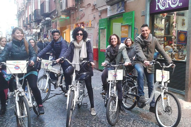 Naples electric bike tour Partenope - Palazzo Reale, Piazza del Plebiscito, and San Carlo by bike
