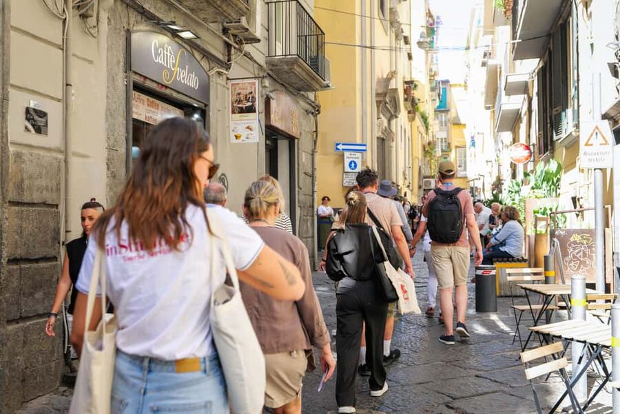 Naples: Historic Center and Sansevero Chapel Walking Tour - Piazza San Gaetano and San Gregorio Armeno, small square, big mood