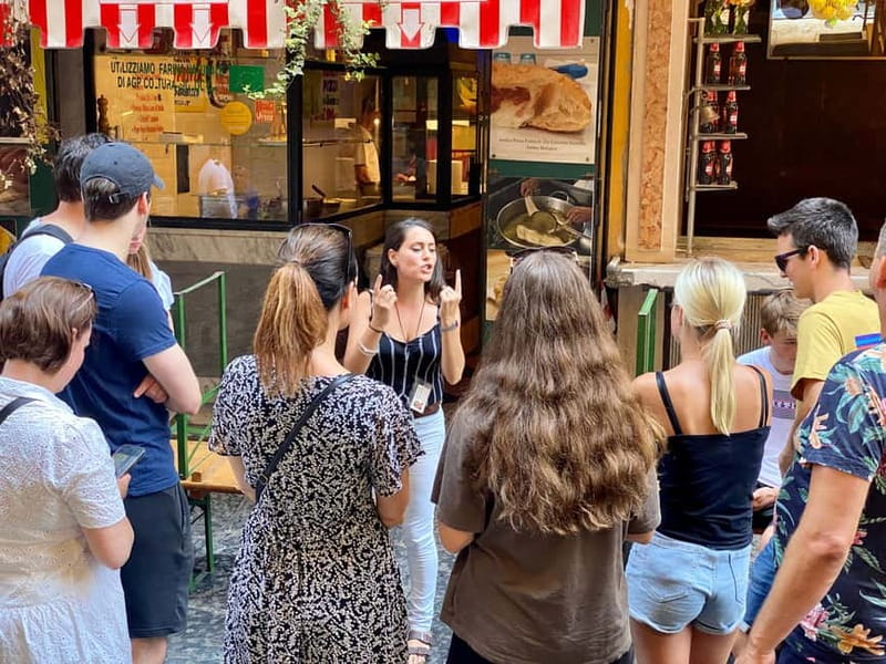 Naples: Old City Center Street Food Tour with Spritz - Via San Gregorio Armeno and Naples’ craft-food connection