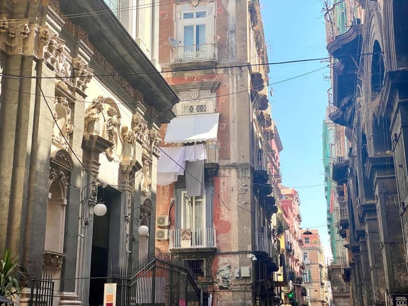 Naples: Old City Center Street Food Tour with Spritz - Spaccanapoli, the center spine, and the view through history