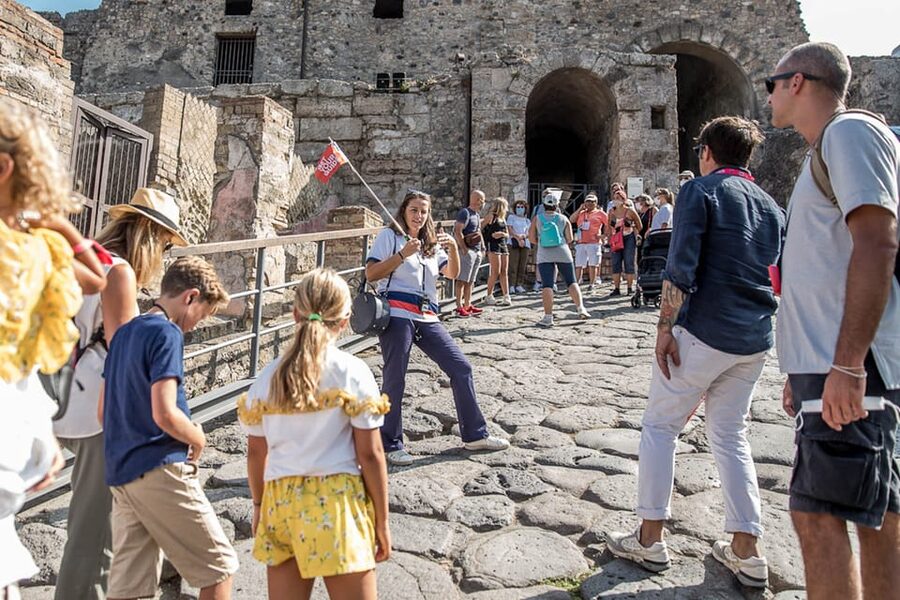 Naples or Sorrento: Full-Day Pompeii and Mount Vesuvius Tour - Mount Vesuvius: vehicle help up, independent climb up to the crater edge