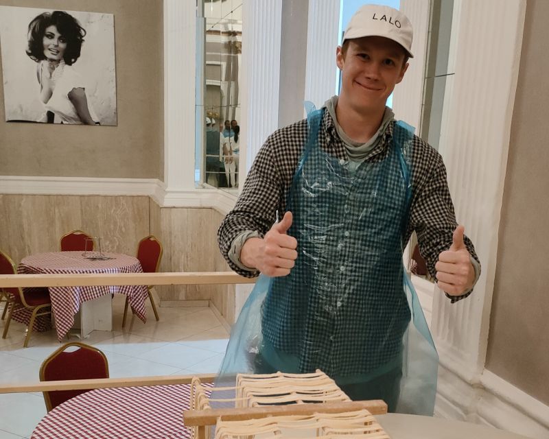Naples: Pasta Making Class with Starter and Drink - What the Timing Really Means, 2 to 2.5 Hours of Focus