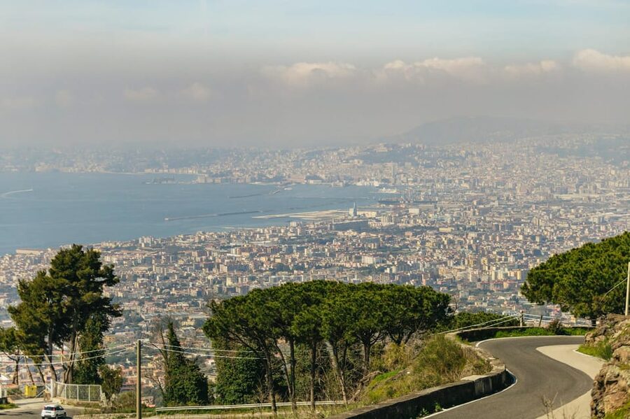 Naples: Pompeii and Mt. Vesuvius with Lunch and Wine Tasting - Value for $141.27: a one-ticket, two-site day that saves time