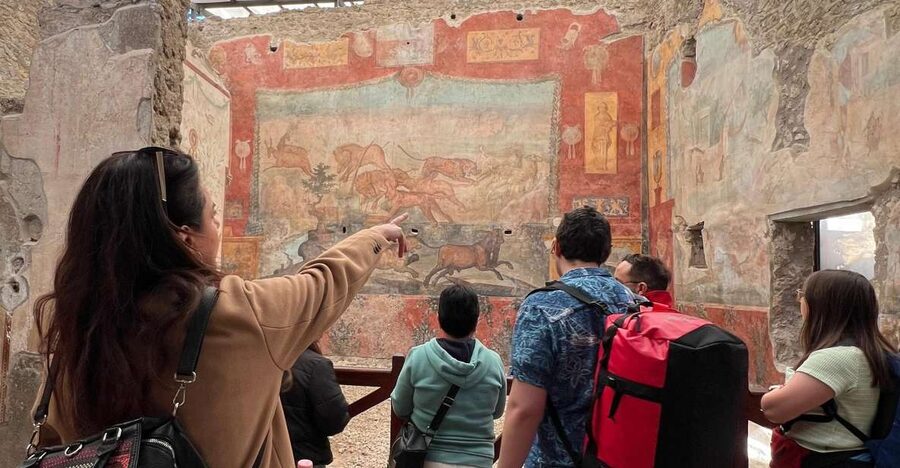 Naples: Pompeii & Mt. Vesuvius Day Trip with Tickets & Lunch - The Pompeii walking reality, uneven ground included