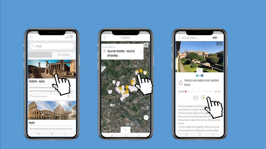 Naples: Pompeii Self Guided Audio Tour - How the Geolocated Map Keeps You From Getting Lost