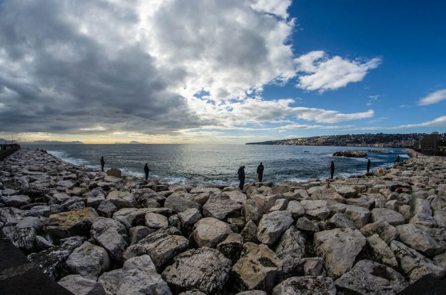 Naples: Private Classic Vespa City Tour - San Ferdinando photo stop, guided visit, and walking time