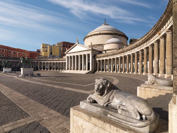 Naples: Private Classic Vespa City Tour - Piazza del Municipio and Galleria Umberto I area photo moments